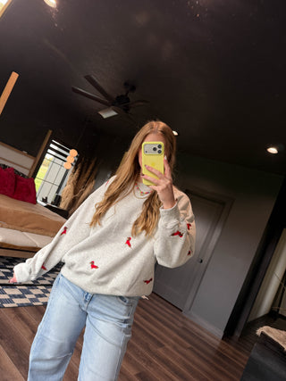 Santa Paws Embroidered Crewneck