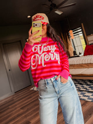 Very Merry Striped Sweater