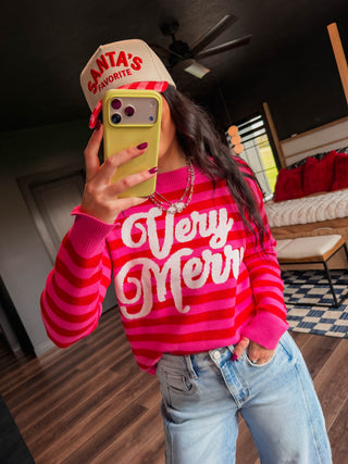Very Merry Striped Sweater