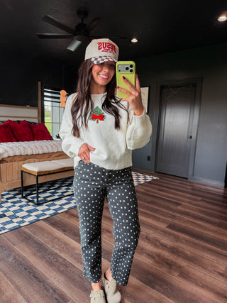 All Spruced Up Sweater-Ivory