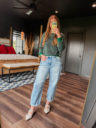 Steph Pullover-Hunter Green