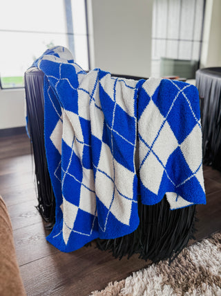Argyle Throw Blanket