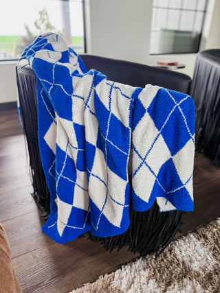 Argyle Throw Blanket