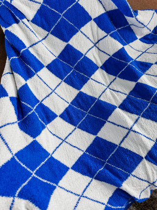 Argyle Throw Blanket