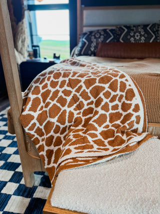 Giraffe Throw Blanket