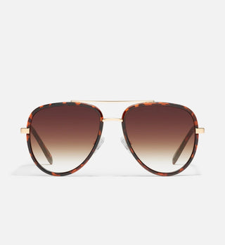 All In Mini Sunglasses-Tortoise/Brown Fade-Quay