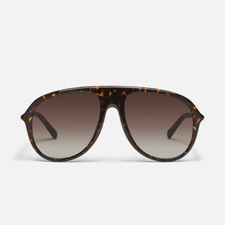 Chart Topper Sunglasses-Dark Tort Frame/Brown Lens-Quay