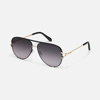 High Key Twist Sunglasses-Black/Smoke-Quay