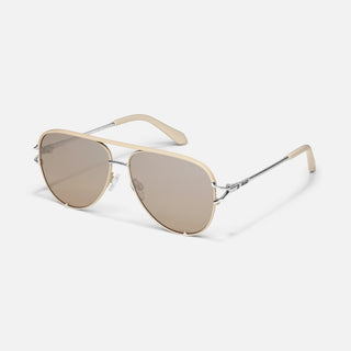 High Key Twist Sunglasses-Silver/Silver Champagne-Quay