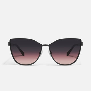 In Pursuit Sunglasses-Black Frame/Black Plum Pink Lens-Quay