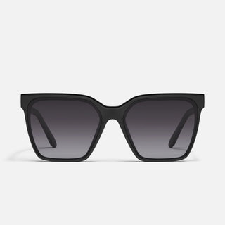 Level Up Sunglasses-Black Frame/Smoke Polarized Lens-Quay