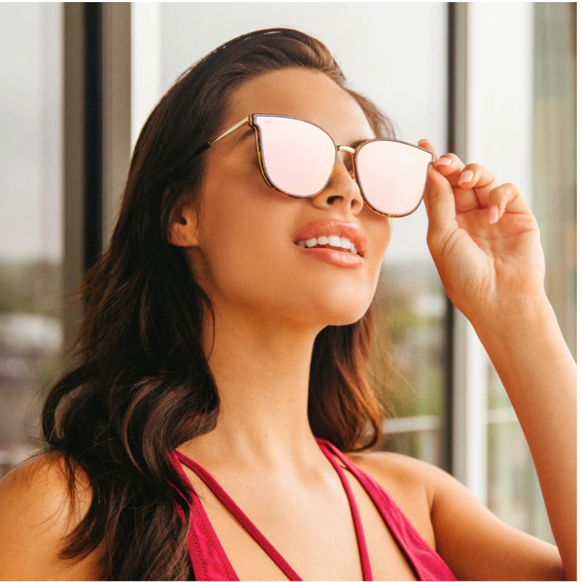 Cleo WMP Sunglasses-Tort/Pink Frame