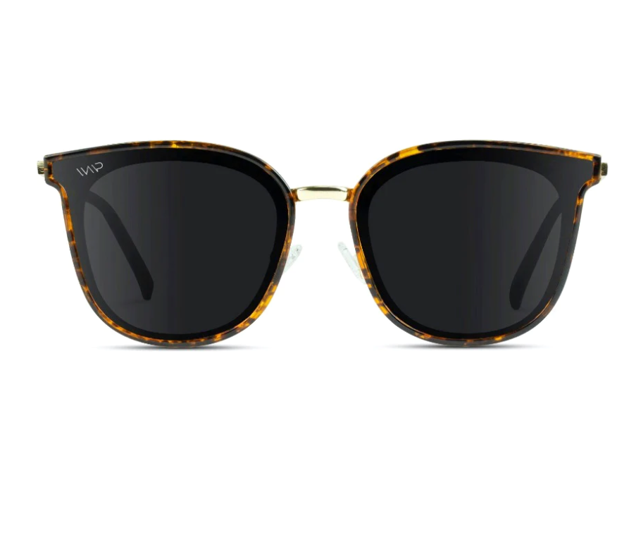 Cleo WMP Sunglasses-Tort/Black Lens
