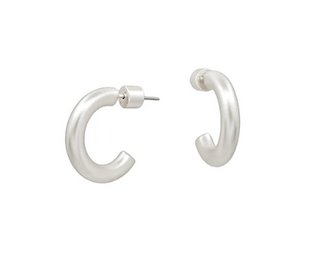 Simple Matte Sliver Earring