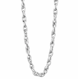 Sliver Metal Interlocking Chain