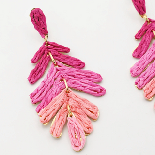 Coastal Chic Earrings-Pink