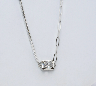 The Kathleen Necklace-Silver