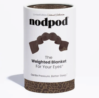Weighted Sleep Mask - Mocha Leopard - Nodpod