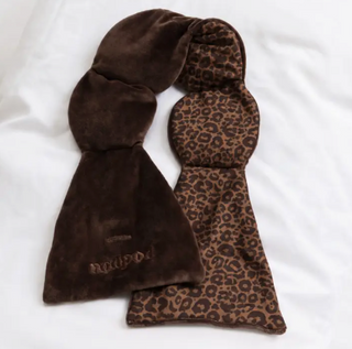 Weighted Sleep Mask - Mocha Leopard - Nodpod