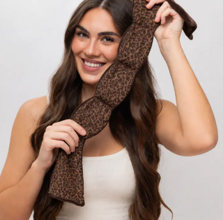 Weighted Sleep Mask - Mocha Leopard - Nodpod