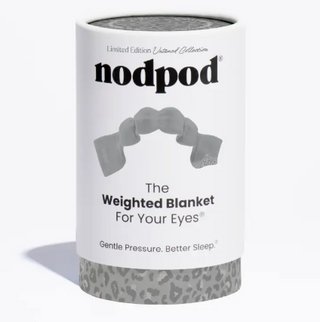 Weighted Sleep Mask - Snow Leopard - Nodpod