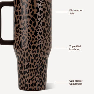 HydroJug 32oz Traveler-Brown Leopard