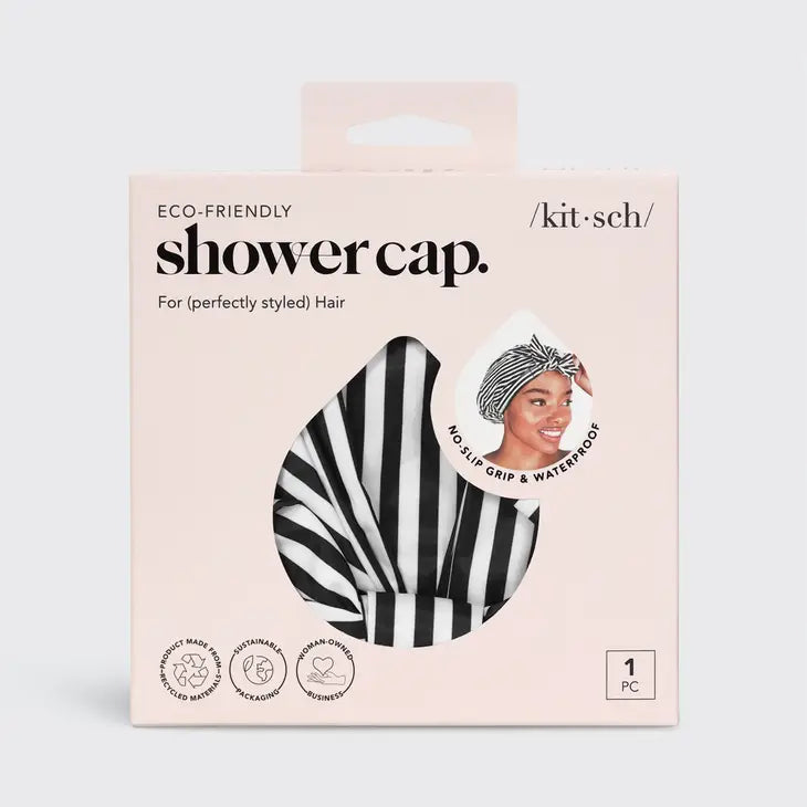 Luxury Shower Cap-Stripes
