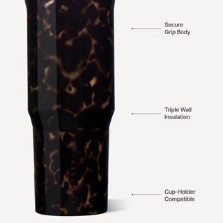 HydroJug 32oz Sport Water Bottle-Mocha Tortoise