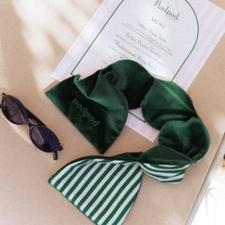 Weighted Sleep Mask - Resort Collection Green Cabana - nodpod