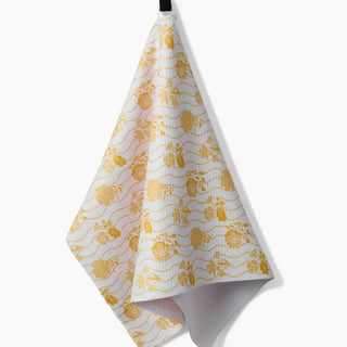 Spring Wave Tea Towel-Geometry