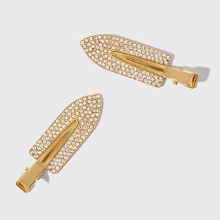 Creaseless Clips 2pc Set-Rhinestone