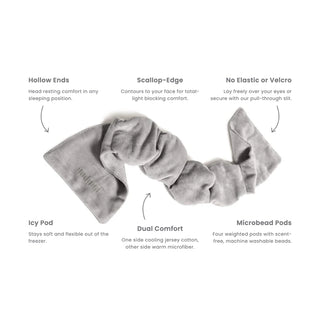 Elephant Weighted Sleep Mask - nodpod
