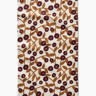 Swirling Vines Tea Towel-Geometry