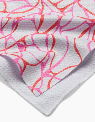 Bubble Abstract Tea Towel-Geometry