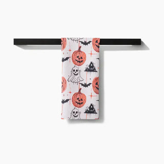 Halloween Is Here Tea Towel-Geometry