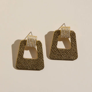 Avery Earrings-Gold Leaf