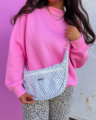 Pearl Dot Crescent Bag - Brixley