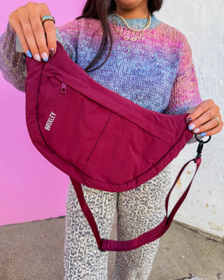Cranberry Crescent Bag - Brixley