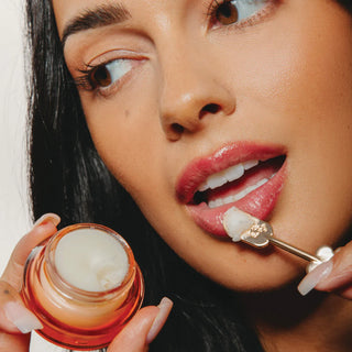 Poppy & Pout Lip Mask-Pomegranate Peach