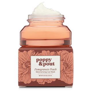 Poppy & Pout Lip Mask-Pomegranate Peach