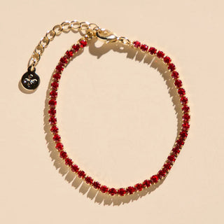 Tennis Bracelet-Red