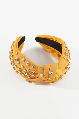 Crystal Headband-Yellow