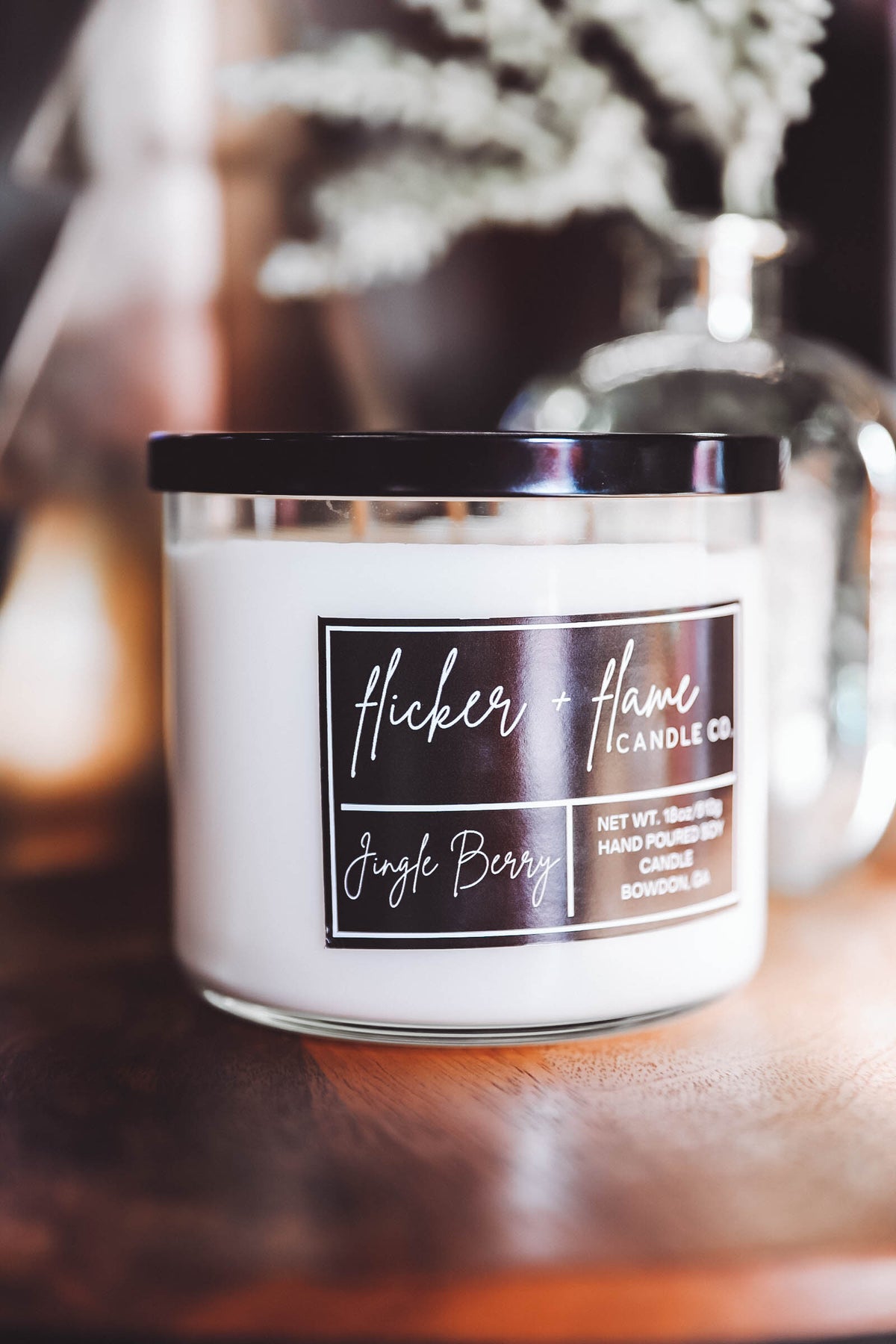 Flicker + Flame 18oz Candle-Jingle Berry