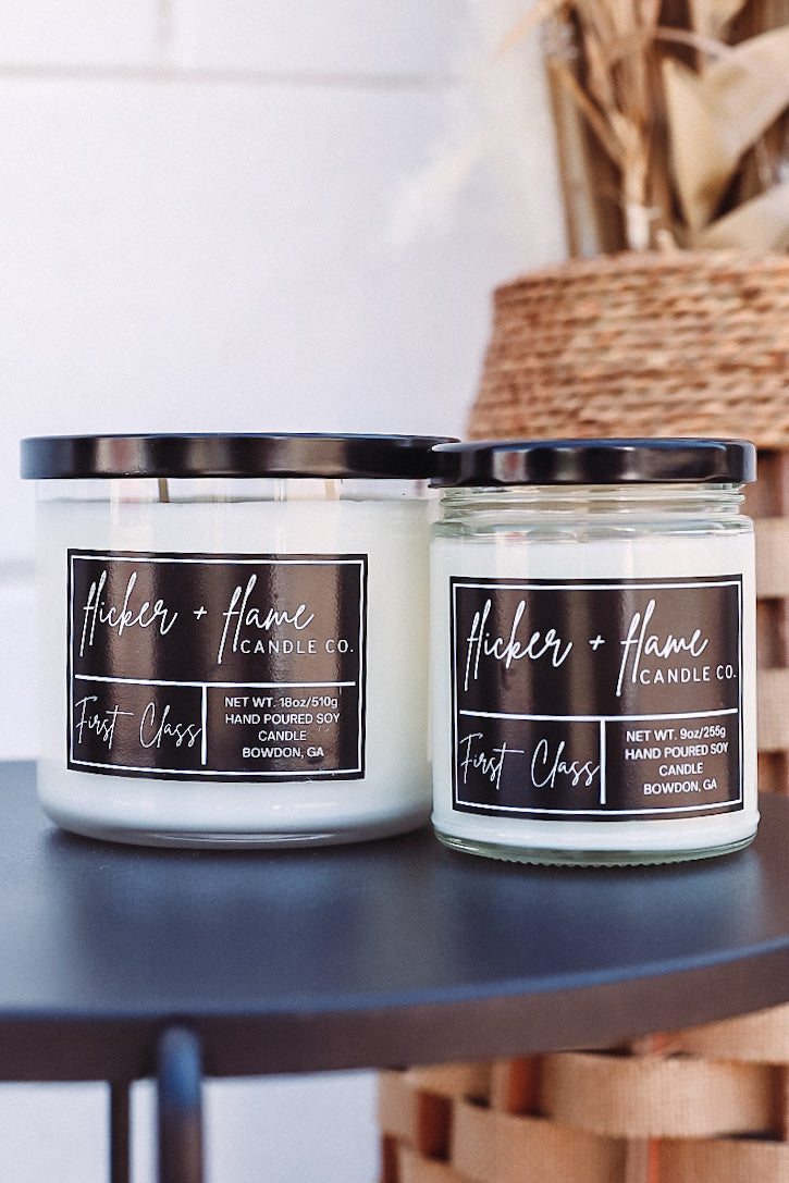 Flicker + Flame 9oz Candle-First Class