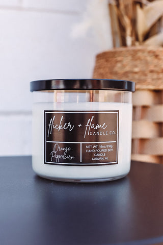 Flicker + Flame 18oz Candle-Orange Peppercorn