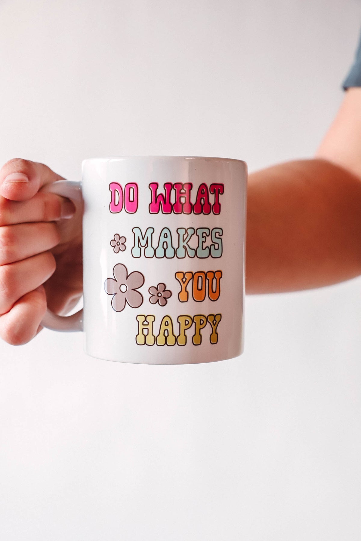 Do What Makes You Happy Retro Mug