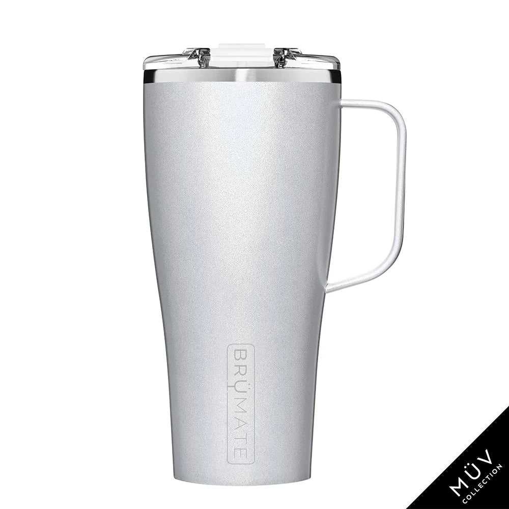Brumate TODDY XL 32 oz Mug-Glitter White