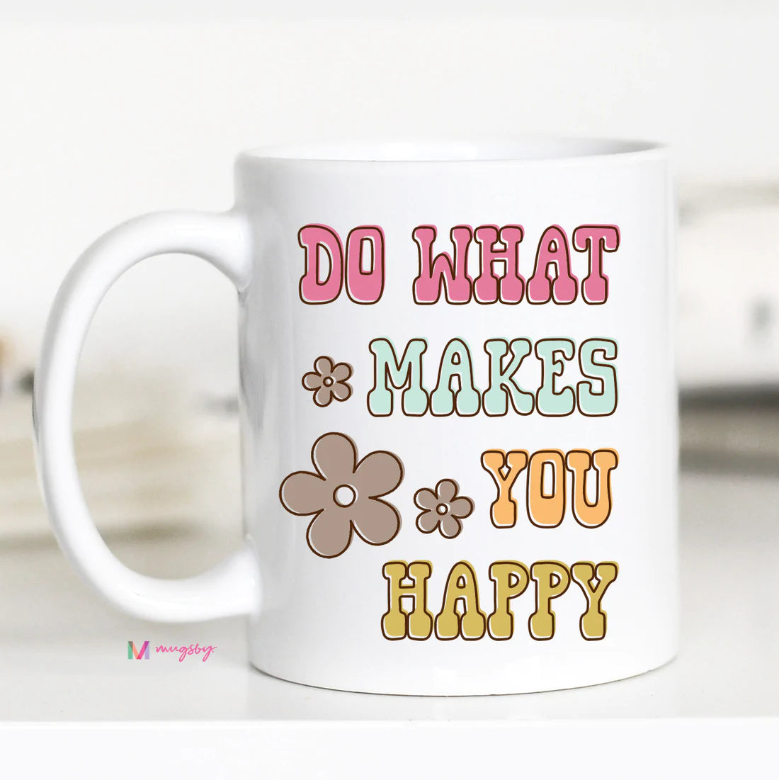 Do What Makes You Happy Retro Mug